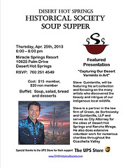DHS Historical Society Soup Supper April 25 2013