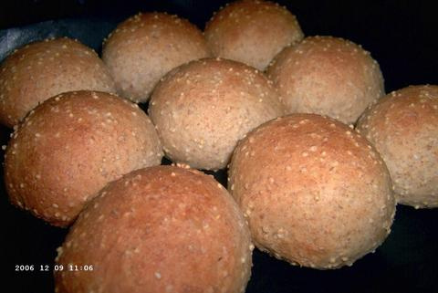 Millet and Potato Rolls 1