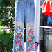 Woodstock.  NY state.  USA.   July 22th 2008.- Mudd flowery jeans