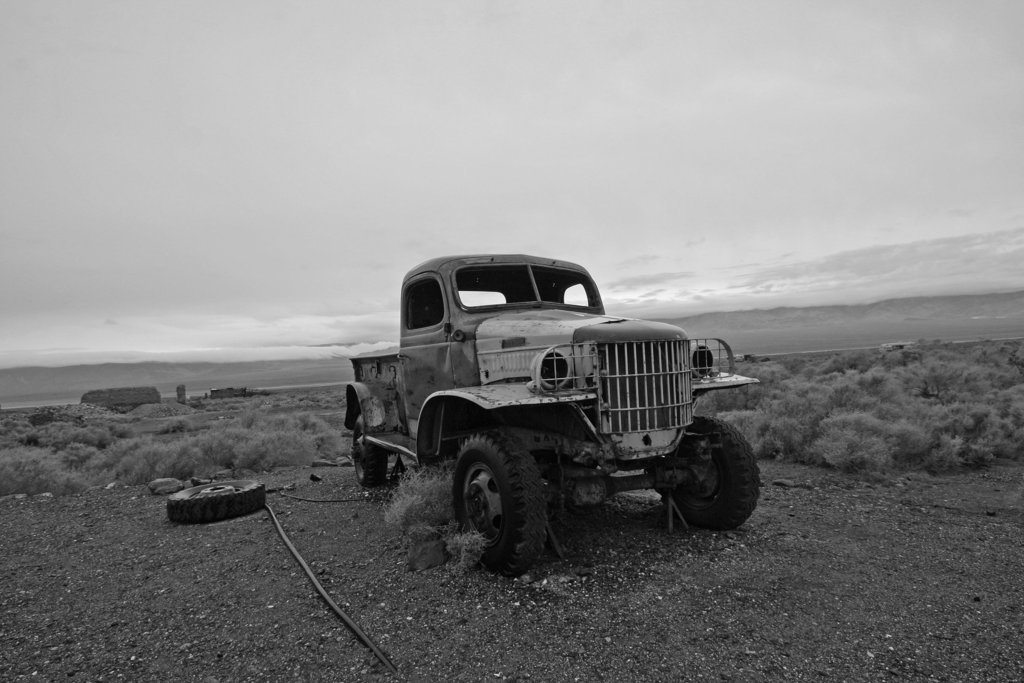 Dodge Truck From Barker Ranch At Ballarat (9547A)