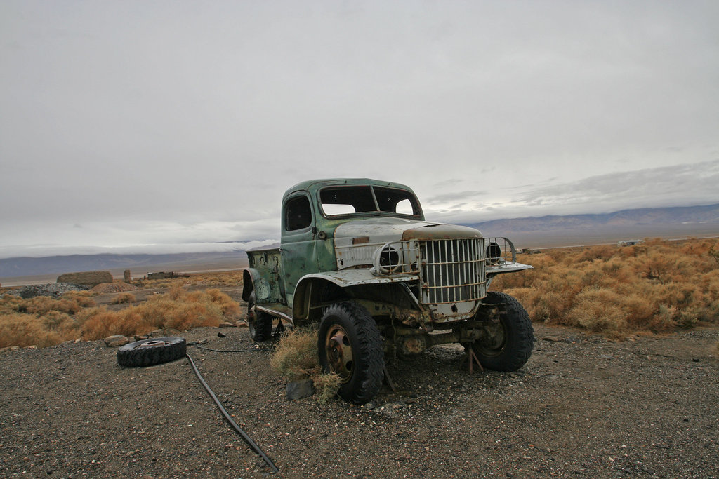Dodge Truck From Barker Ranch At Ballarat (9547)
