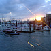 View at Hamburg harbour