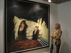 Spandau (Zitadelle), the director of Espaço AmArte with another painting by John Bellany