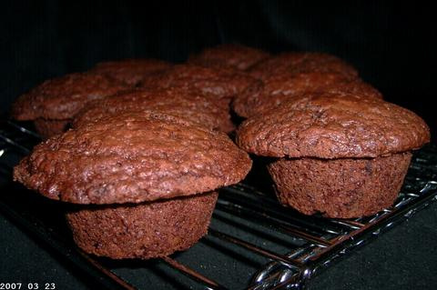 Chocolate Chocolate Chunk Muffins 2