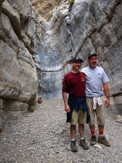 Wes & Steve In Fall Canyon (4248)