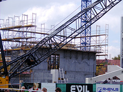 Baustelle beim Paderbornspiel