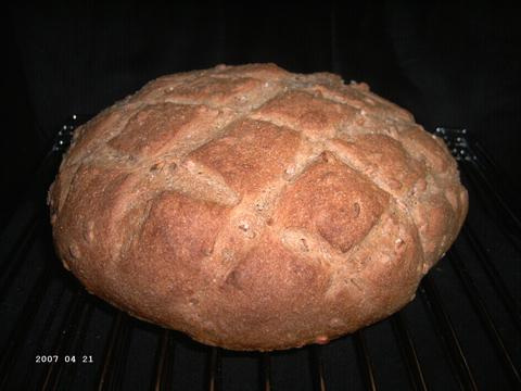 Wheat and Whole Berry Bread 1