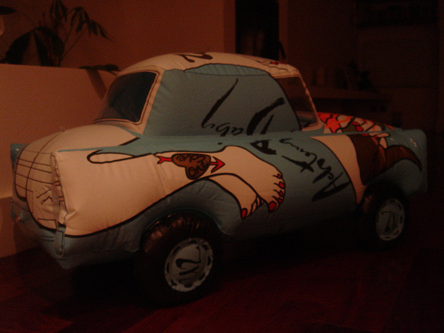 Inflatable car by U2 Inflatable car by U2