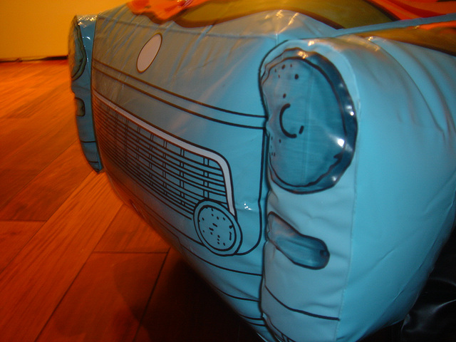 Inflatable car by U2 Inflatable car by U2