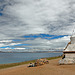 Stupa at the Namtso Lake Tibet
