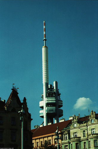 Zizkovska Televizni Vez (Zizkov Television Tower), Zizkov, Prague, CZ, 2007