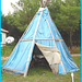 Solitude Ste-Françoise - Québec- CANADA - 20 août 2006 - La tente Indienne   /  Natives tent