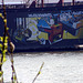 Graffiti on dock, Lèon and Chicago