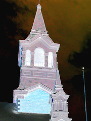 Église du Québec  / Quebec church - Dans ma ville / Hometown - Effet négatif.
