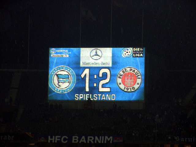 Hertha BSC Berlin - FC St. Pauli 2:2