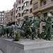 Pamplona: monumento al Encierro.