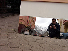 Day #010 - Mirrored rubbish on the street