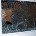 Broken window, by a craftsman