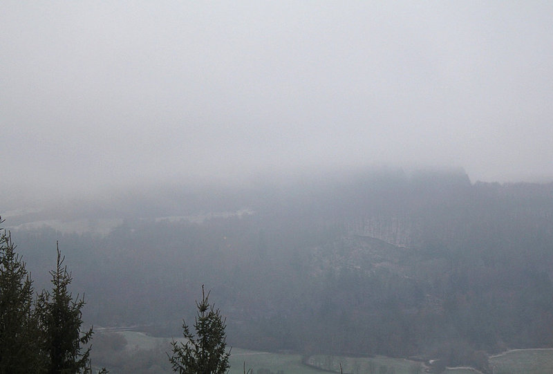 Le temps du jour : Brouillard et grésil