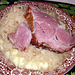 Sauerkraut with Kassler (smoked pork chop) and Kartoffelmus (mashed potatoes)
