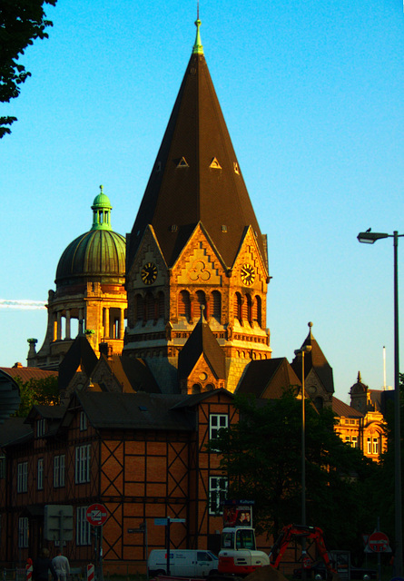 Gnadenkirche im Abendlicht