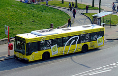 Bus of local public transport