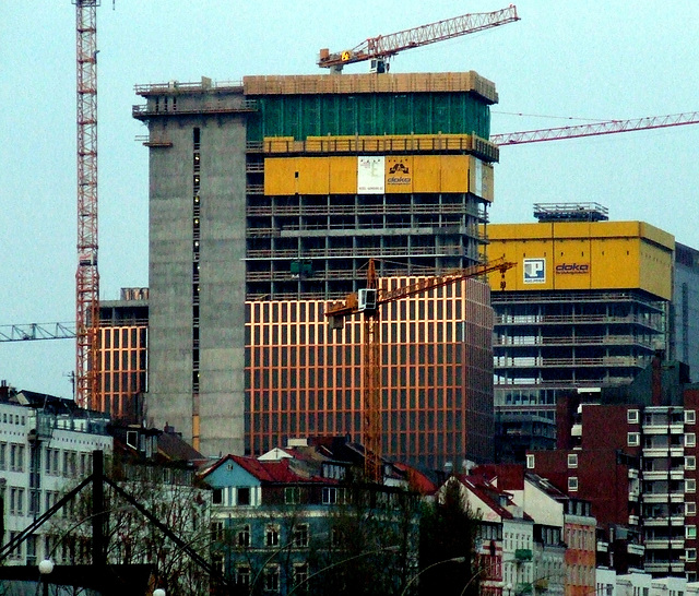 Golden building
