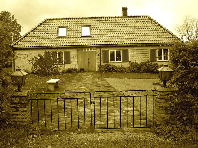 Maison 94 /   House number 94  - Båstad , Suède  / Sweden  -  Sepia