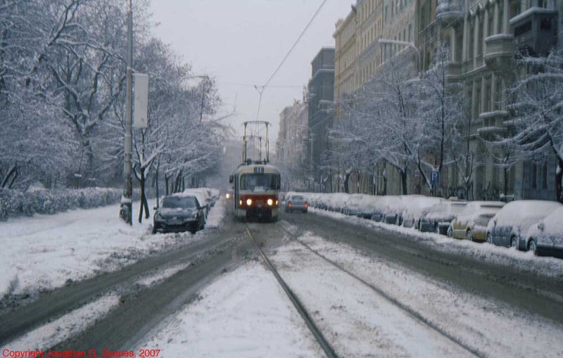 DPP #7079 In The Snow, Jiriho z Podebrad, Prague, CZ, 2007