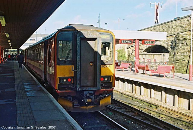 Metro Trains #155344, Bradford Interchange, Bradford, West Yorkshire, England(UK), 2007