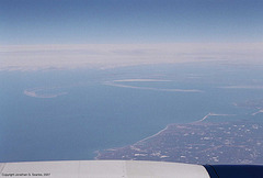 Aerial Shot Of Cape Cod From Boeing 767 Over Boston, Picture 2, Boston, MA, USA, 2007