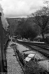 Keighley & Worth Valley Railway Excursion Departing Oxenhope, West Yorkshire, England(UK), 2007