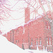 Cheminée, briques et glaçons - Fireplace, bricks and icicles  /  Hometown - Dans ma ville / 25 janvier 2009 - Contours en couleur
