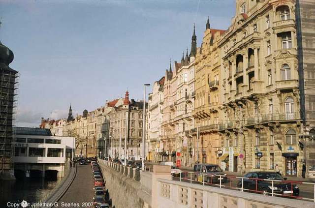 Buildings By Manes Restaurant And Nightclub, Masarykovo Nabrezi, Prague, CZ, 2007