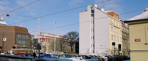 Buildings, Stefanikova, Smichov, Prague, CZ, 2007