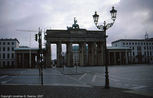 Brandenberger Tor (Brandenberg Gate), Color Shot 2, Berlin, Germany, 2007