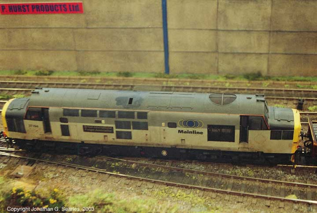 BR #37186 (model), York Model Railway Show, York, North Yorkshire, England(UK), 2003