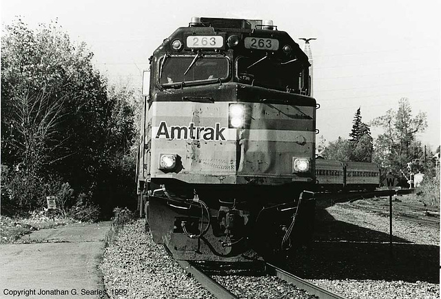 Amtrak #263, Plattsburgh, NY, USA, 1999