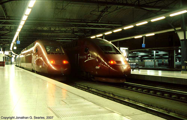 2nd Generation Thalys High Speed Trains, Bruxelles-Midi Station, Brussels, Belgium, 2007