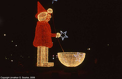 Light Santa, Berlin, Germany, 2006