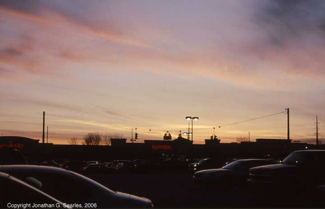 Sunset Over Yorkville, NY, USA, 2006