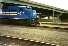 Conrail #6017 (Rescan), Utica, NY, USA, 1993