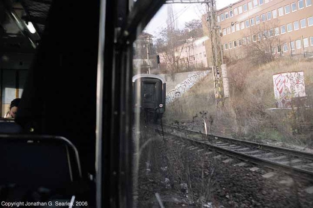 Wagons-Lits Sleeper Train Approaching Prague, CZ, 2006