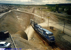 Conrail G.E. Dash 8s At Selkirk, NY, USA, 1993