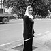 Séduisante jeune Islamique en bottes à talons aiguilles -  Maghreb  /  North Africa  /  Janvier 2009   - B & W