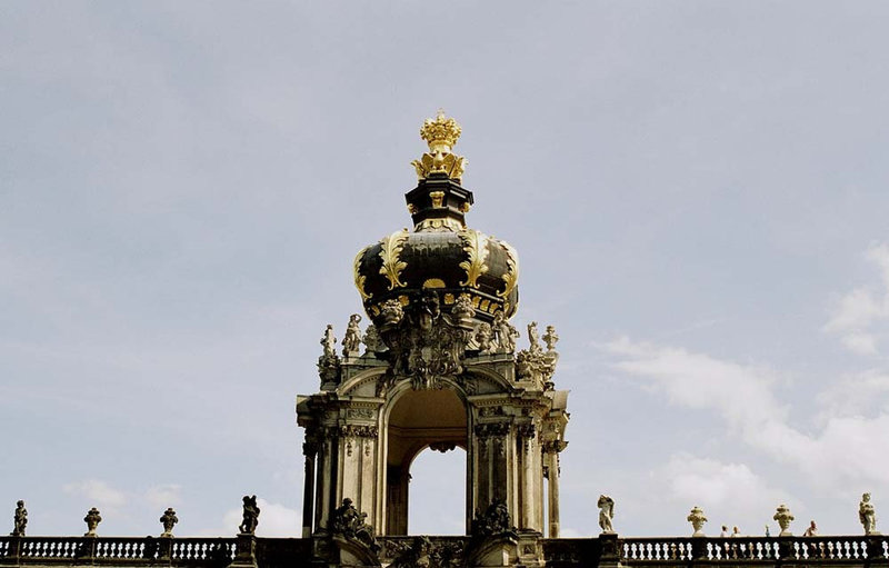 Onion Dome On Zwinger Palace, Dresden, Sachsen (Saxony), Germany, 2005