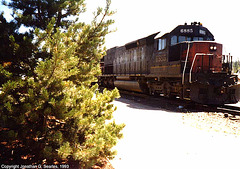 Cotton Belt #6885, Truckee, CA, USA, 1993