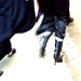 Séduisante jeune Islamique en bottes à talons aiguilles -  Maghreb  /  North Africa  /  Janvier 2009