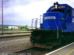 Conrail #6399, Utica, NY, USA, 1993