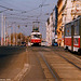 Trams, Palackeho Namesti, Prague, CZ, 2005